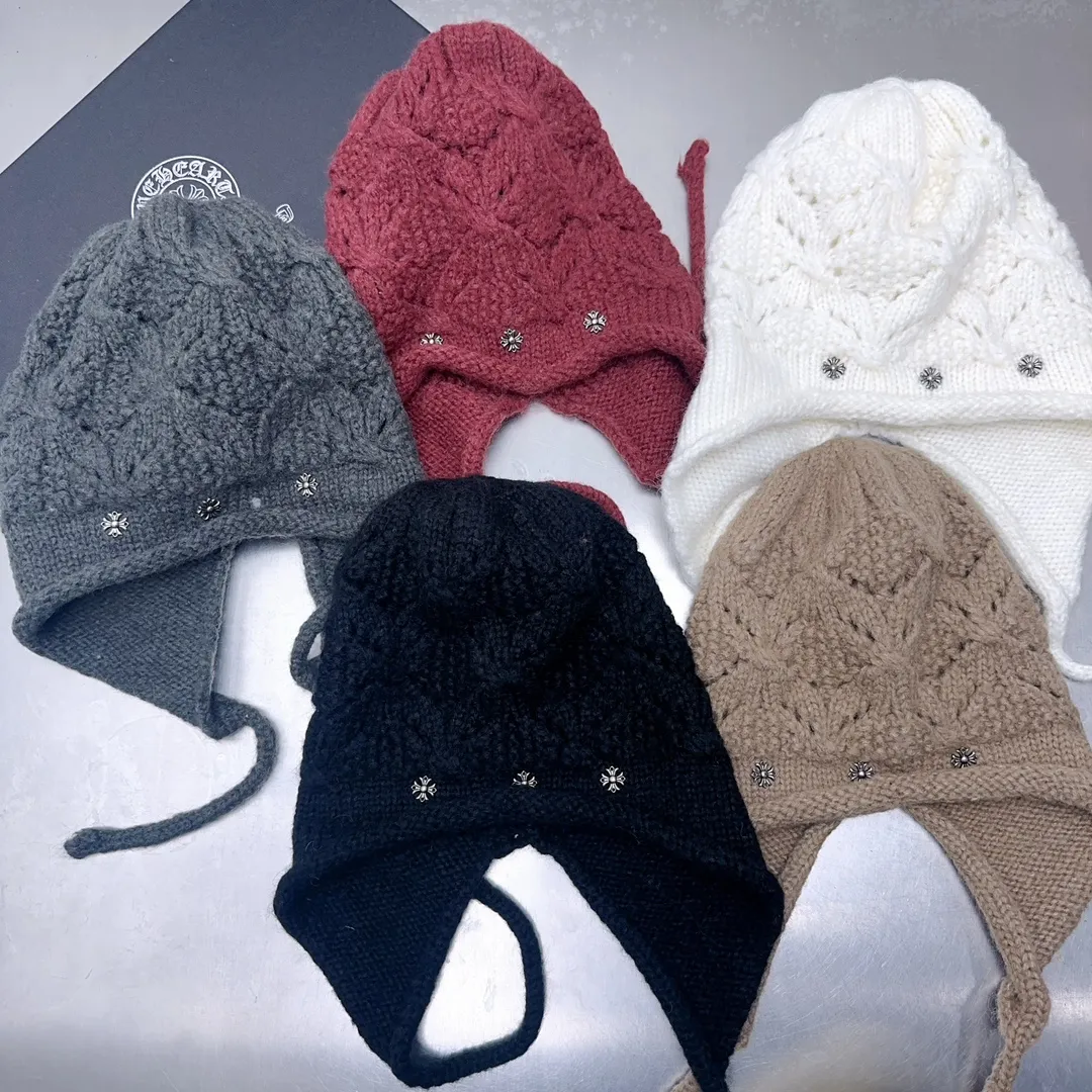 Croix heart thunder hat knitted hat